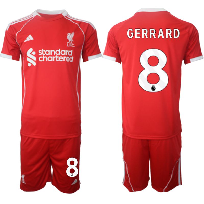 Men 2025-2026 Season Club Liverpool home red #8 Soccer Jersey->liverpool jersey->Soccer Club Jersey
